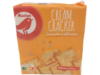 Cream cracker Auchan 3 x 200 g
