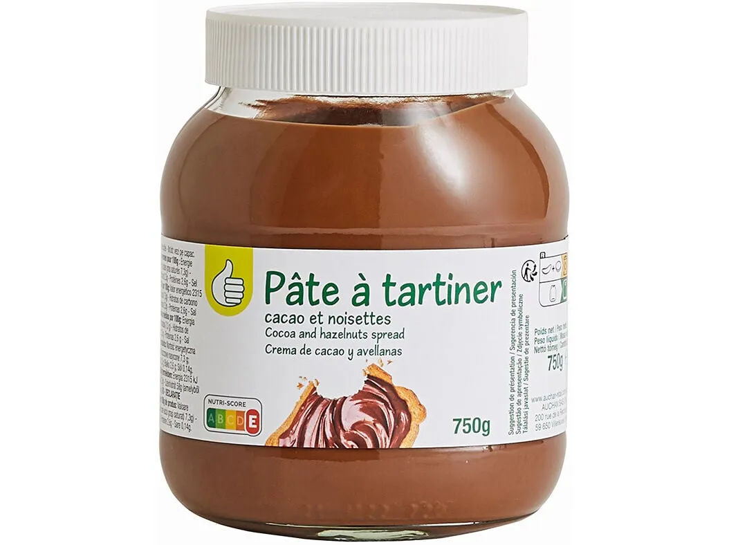 Creme Polegar para barrar cacau com avelãs 750 g