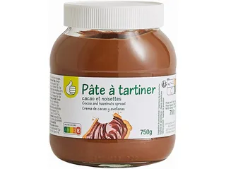 Creme Polegar para barrar cacau com avelãs 750 g