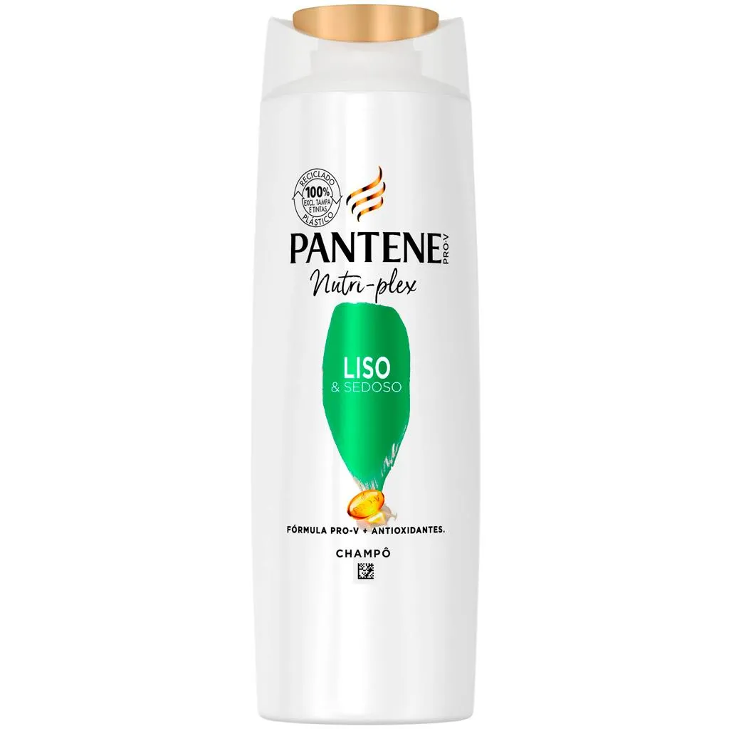 Champô liso & sedoso, embalagem de 385 ml