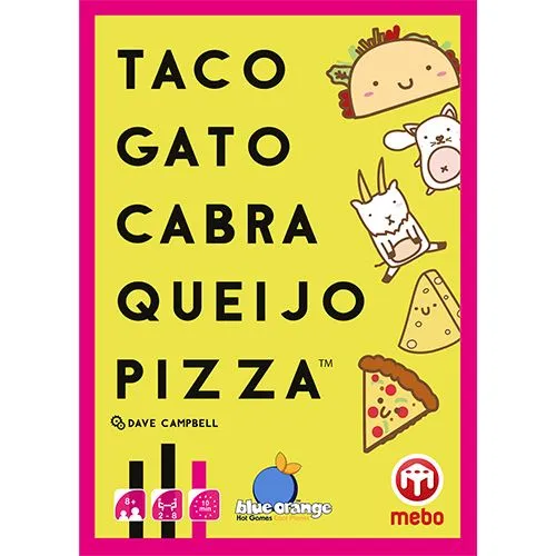 Jogo de Tabuleiro Taco Gato Cabra Queijo Pizza