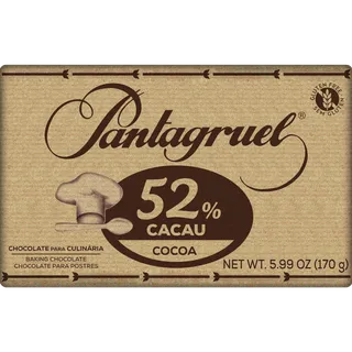 Tablete de Chocolate para Culinária 52% Cacau Pantagruel