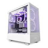 Caixa ATX NZXT H5 Flow Vidro Temperado Branca
