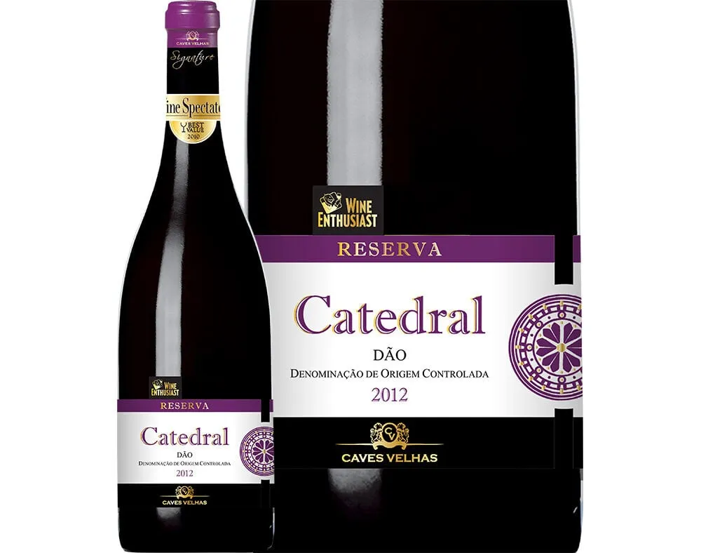 Vinho tinto Catedral dão reserva 0,75 L
