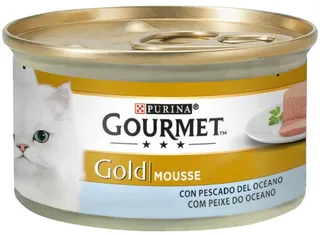 Comida gatos Gourmet gold peixe 85 g