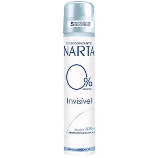 Desodorizante spray invisível Narta