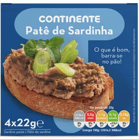 Patê de Sardinha Continente