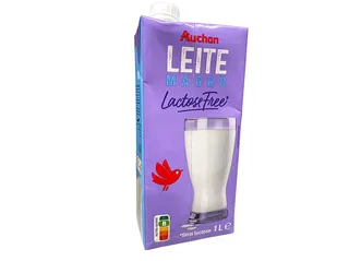 Leite UHT magro Auchan sem lactose 1 L