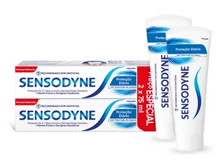 Pasta de dentes proteção diária Sensodyne 2 x 75 ml