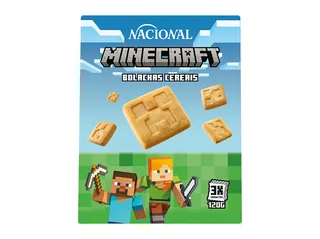 Bolachas Nacional cereais minecraft 120 g