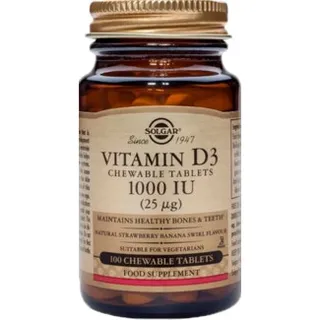 Vitamina D3 25mg embalagem 100 - Solgar