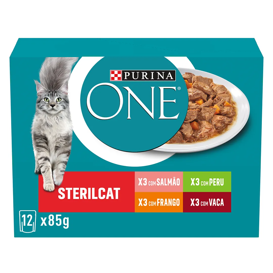 Comida Húmida para Gato Esterilizado Mix Sabores