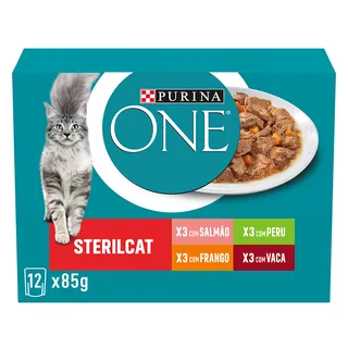 Comida Húmida para Gato Esterilizado Mix Sabores Purina One