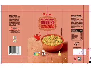 Massa noodles de camarão Auchan 85 g