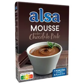 Mousse de Chocolate Preto Alsa