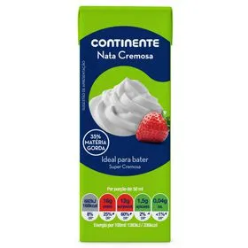 Natas Cremosa para Bater Continente