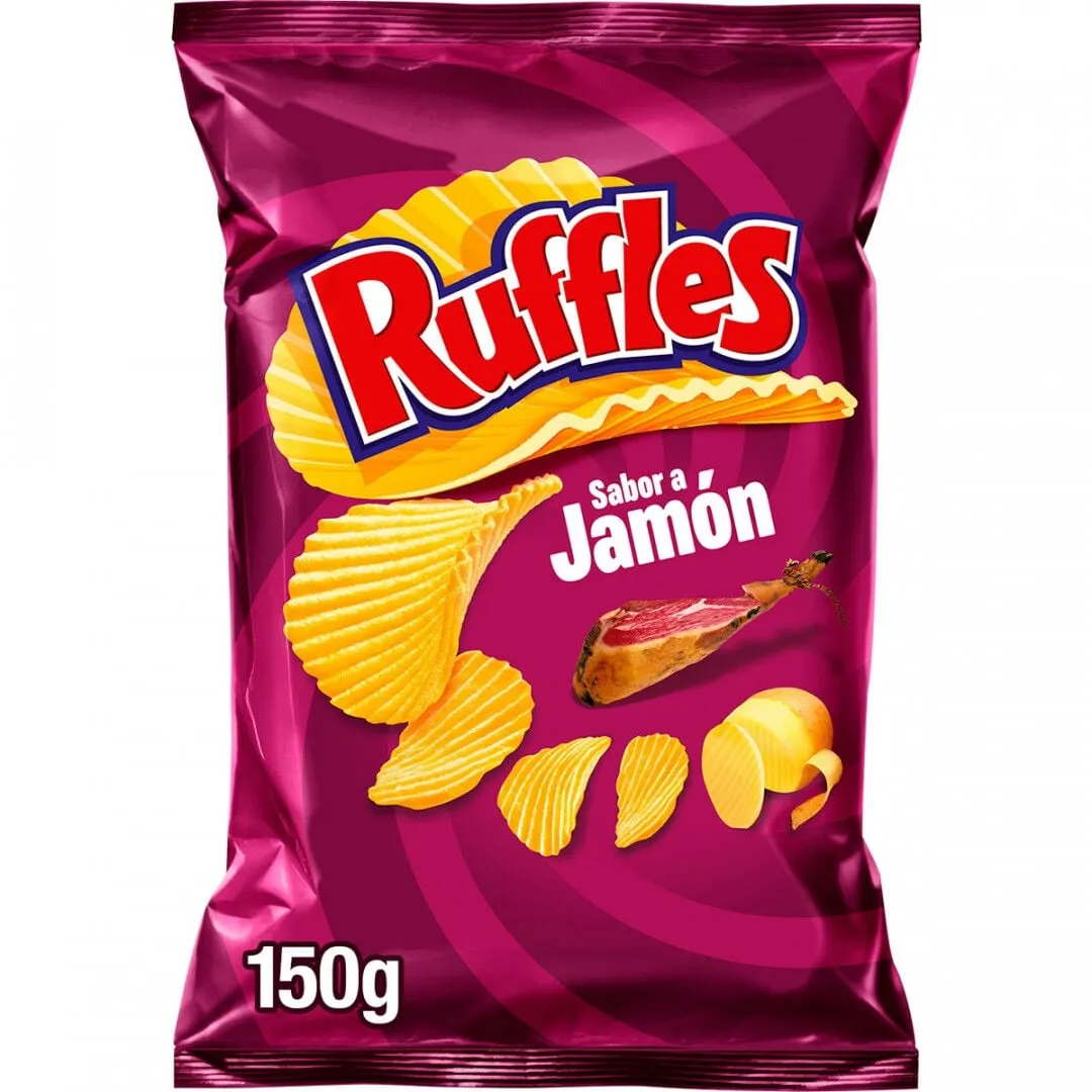 Batatas Fritas Onduladas Ruffles Presunto