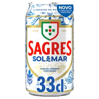 Cerveja com Álcool Sol & Mar Sagres