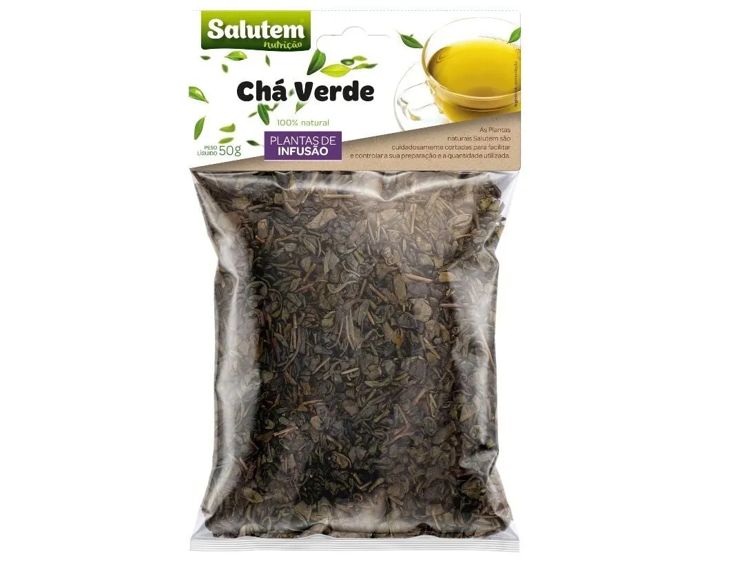 Chá Salutem em saco verde 50 g