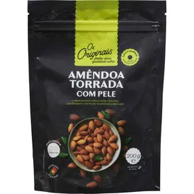 Amêndoa Torrada com Pele Os Originais