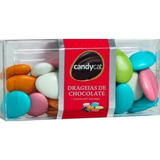 Drageias de Chocolate embalagem 120 g - Candycat