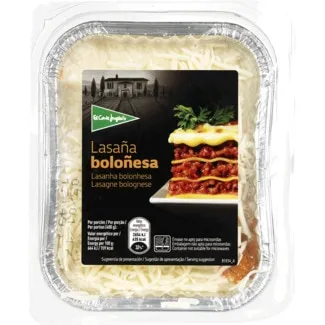Lasanha Bolonhesa embalagem 400 g - El Corte Inglés