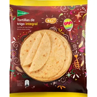 Tortilhas de Trigo Integral embalagem 320 g - El Corte Inglés
