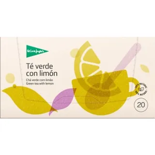 Chá Verde com Limão 25 Saquetas embalagem 40 g - El Corte Inglés