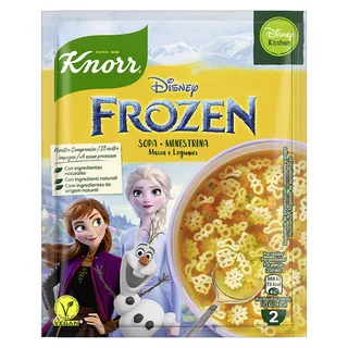 Sopa disney frozen, embalagem de 40g Knorr