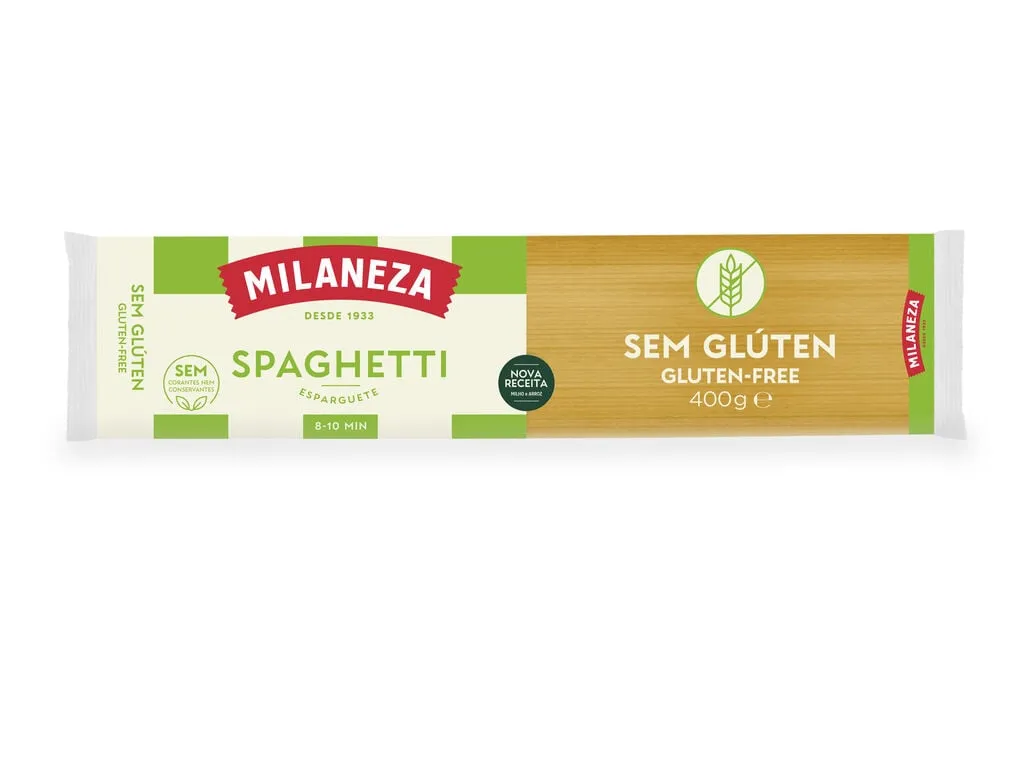 Esparguete Milaneza sem glúten 400 g
