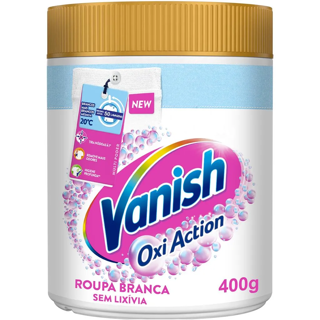 Aditivos pó vanish oxi advance white, 400g