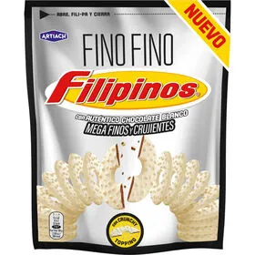 Bolacha Fina de Chocolate Branco Filipinos