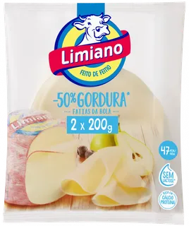 Queijo Flamengo -50% Gordura Fatiado Limiano