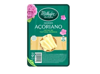 Queijo fatias Milhafre textura cremosa 180 g