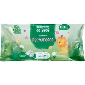 Toalhitas Bebé Perfumadas Continente do Bebé
