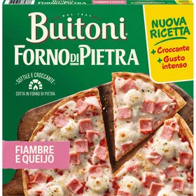 Pizza Forno Di Pietra de Fiambre e Queijo Buitoni Forno di Pietra