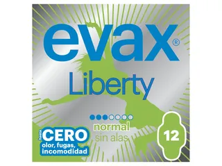Pensos higiénicos liberty normal EVAX 12 un