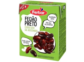 Feijão preto Ferbar tetra 380 g