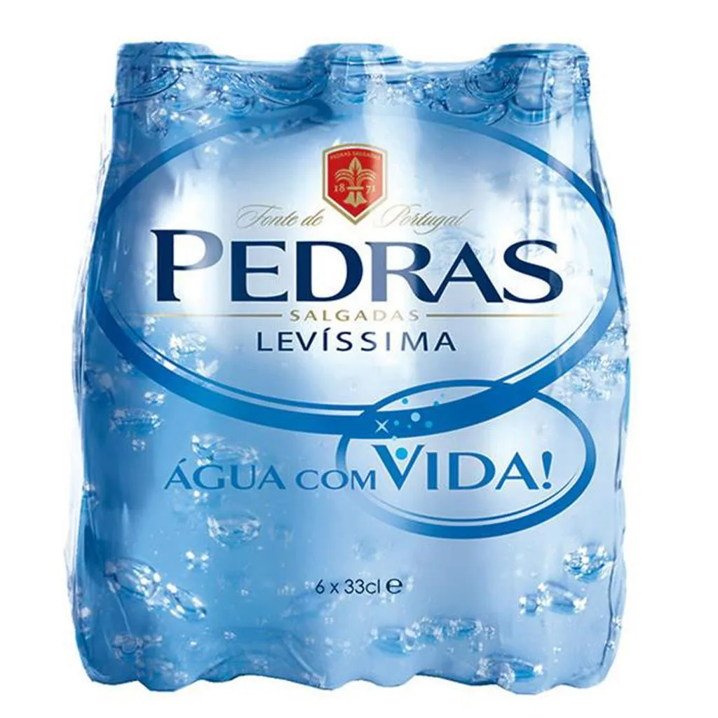 Água com gás levíssima, pack 6 x 0.33 l