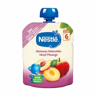 Bolsa de Fruta Maçã e Pêssego Nestlé