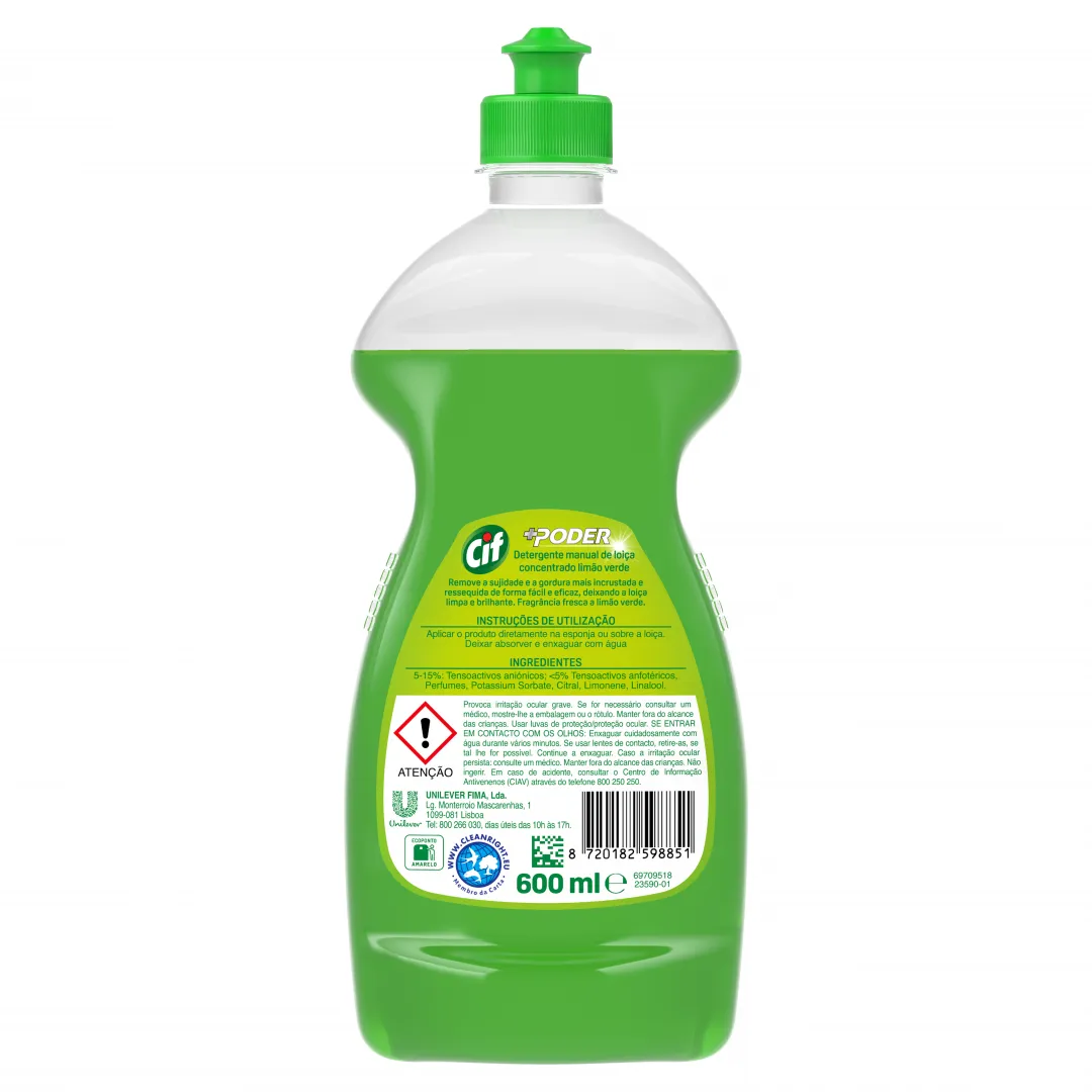 Detergente Loiça Manual Limão Verde