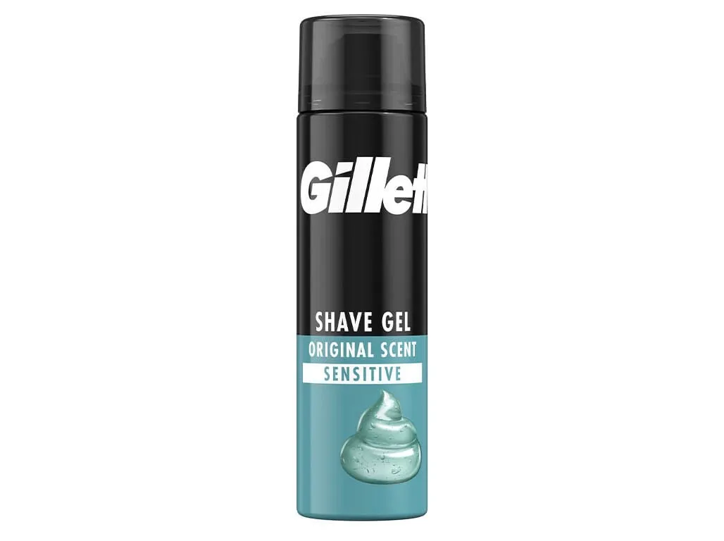 Gel de barbear classic peles sensiveis Gillette 200 ml