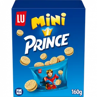 Bolachas Mini Recheadas Chocolate Pack 4 Prince