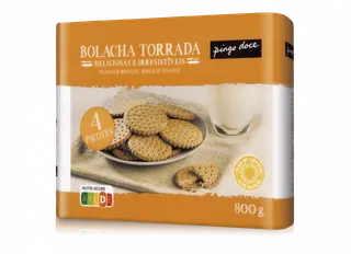 Bolachas Torradas Pack 4 Pingo Doce