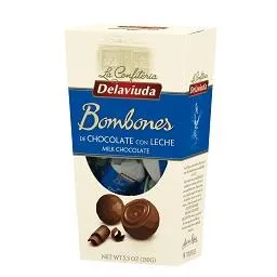 Bombones chocolate c/leche 150gr Delaviuda