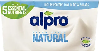 Vegegurte de Soja Natural Pack 4 Alpro