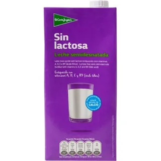 Leite Meio Gordo sem Lactose embalagem 1 L - El Corte Inglés