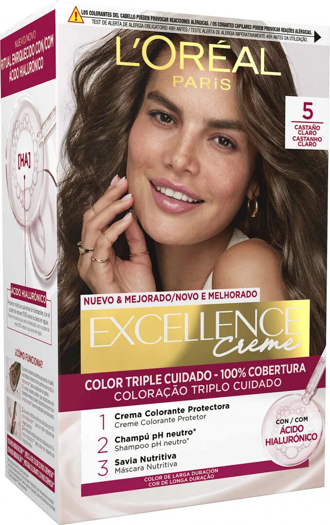 Coloração Excellence Castanho Claro 5