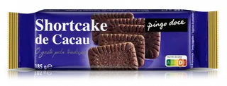 Bolachas Shortcake de Cacau Pingo Doce