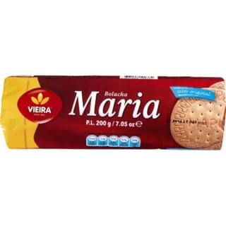 Bolachas Maria embalagem 200 g - Vieira